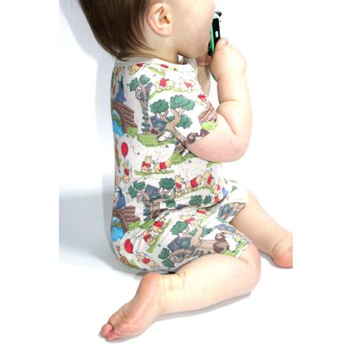 Beige Bear Shortie – Bubbas Bamboo