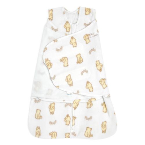 Halo Innovations Microfleece Sleepsack Swaddle Wrap - Sunshine Winnie - S