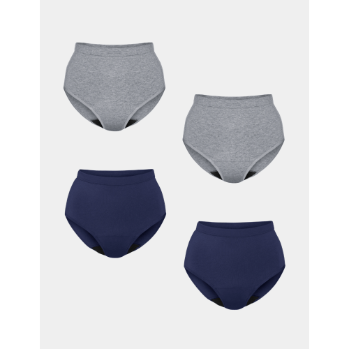 Leakproof Cotton 4-Pack - High Rise - Knix