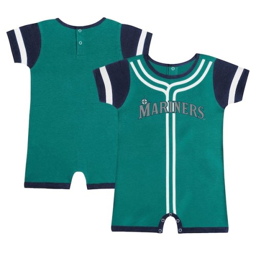Newborn & Infant Seattle Mariners Fanatics Aqua Fast Pitch Romper