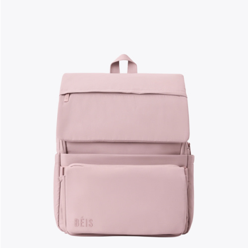 BÉIS 'The Ultimate Diaper Backpack' in Atlas Pink - Best Pink Backpack Diaper Bag