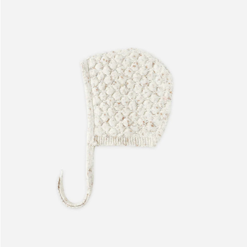 Knit Bonnet || Natural Confetti – Quincy Mae