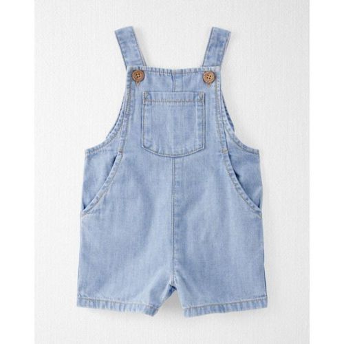 Little Planet By Carter's Organic Baby Chambray Shortalls - 24m