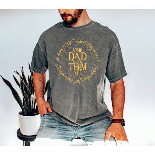 One Dad to Rule Them All T-shirt, Fathers Day Shirt, Lord of the Ring Fan Dad, Christmas Dad Gift, Dad Birthday Gift, LOTR Fan Dad, Papa Tee - Etsy