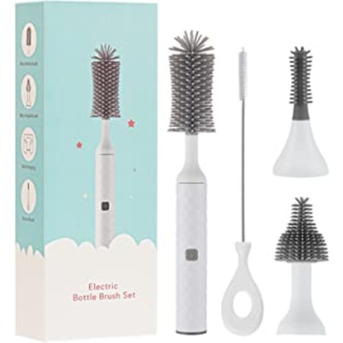 Electric Bottle Brush Set