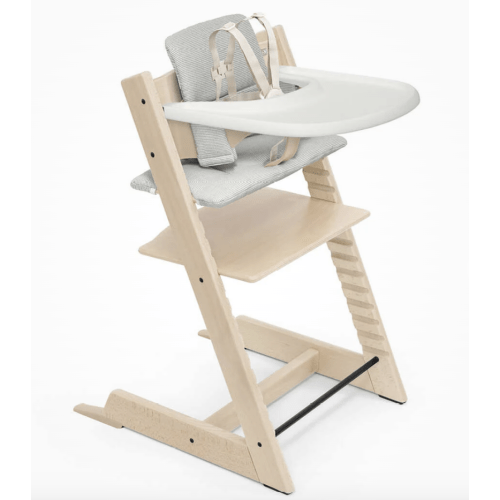 Stokke Tripp Trapp Wood High Chair with Tray: Classic Scandinavian Design