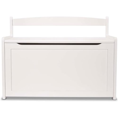 Wooden Toy Chest - White Furniture for Playroom - Kids Toy Box, Wooden Storage Organizer, Children's Furniture