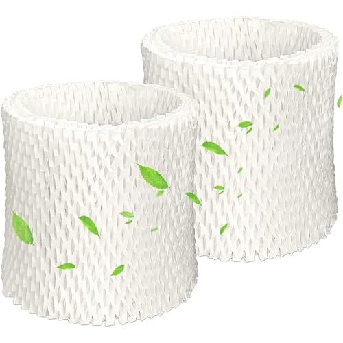 Canopy Humidifier Filter Replacement, Canopy Filter Compatible with Bedside & Nursery Canopy Humidifiers, Wood Pulp & Paper Honeycomb Filters (2pcs, White)