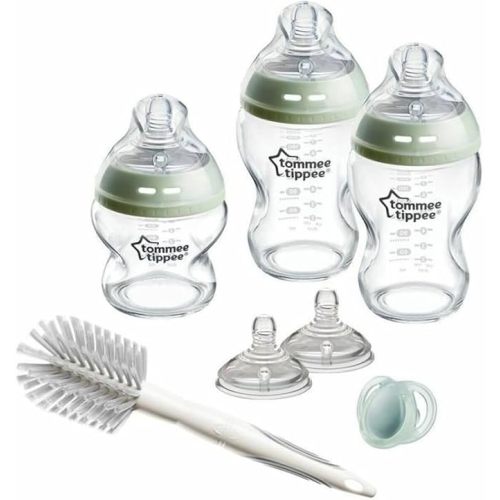 Tommee Tippee -Baby Bottles, Natural Glass Starter Set for Newborn, Anti-Colic Bottles (150 ml and 250 ml), Breast-like Teat, Self-Sterile, Accessories : Amazon.co.uk: Baby Products