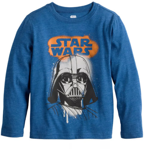 Boys 4-12 Jumping Beans® Star Wars Darth Vader Graphic Long Sleeve T-Shirt