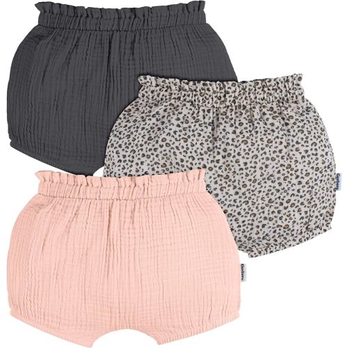 Gerber Baby Girls' 3-Pack Bubble Shorts