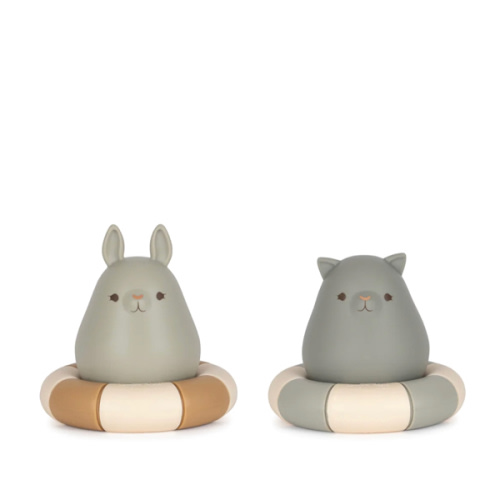 Silicone Bath Toy | Swim Rings Buddies (pack of 2)