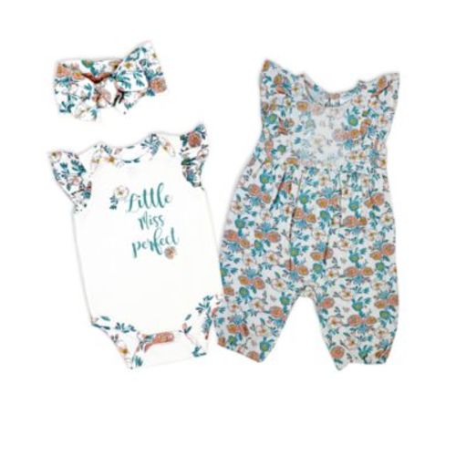 Baby Girls Little Miss Perfect 3 Piece Apparel Set
