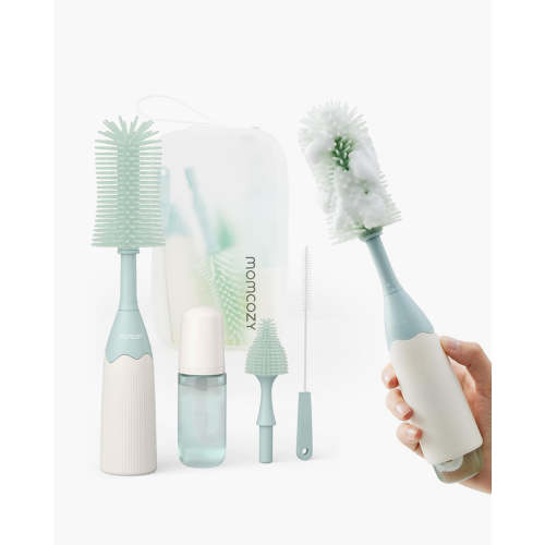 Momcozy Innovative Push-Press Design Bottle Brush Kit