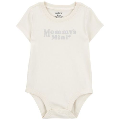 Baby Mommy's Mini Short-Sleeve Bodysuit - Cream - Carter's | Carter's