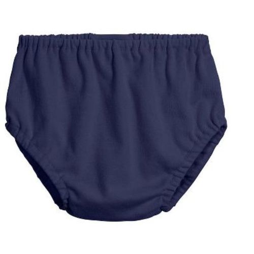 City Threads Usa-made Girls And Boys Soft Organic Cotton Diaper Cover | Navy - Newborn