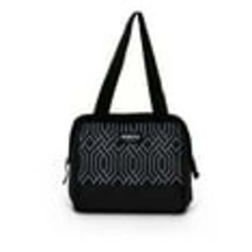 Igloo Leftover Polyester Lunch Tote Cooler, 9 Can Capacity, Black and White