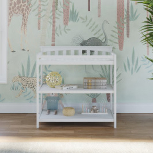 Flat Top Changing Table with Changing Pad