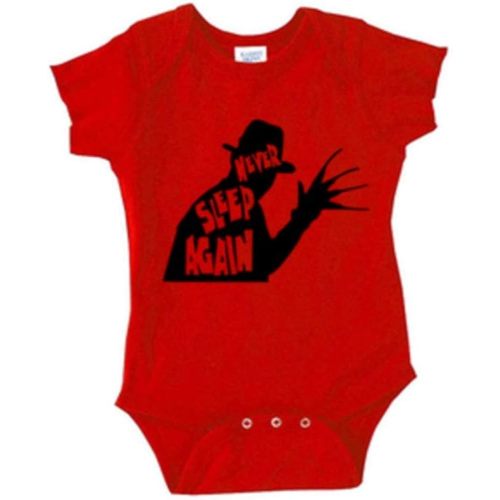 Freddy Krueger Nightmare on Elm Street Bodysuit Infant Toddler Baby Creeper