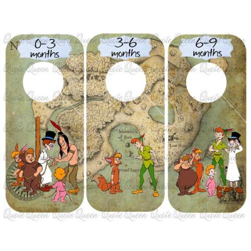 Peter Pan Lost Boys Closet Dividers,6.75 X 3.5 Inches, Lost Boys, Boys Nursery, Closet Dividers, Baby Shower Gift, Baby Nursery Organization - Etsy