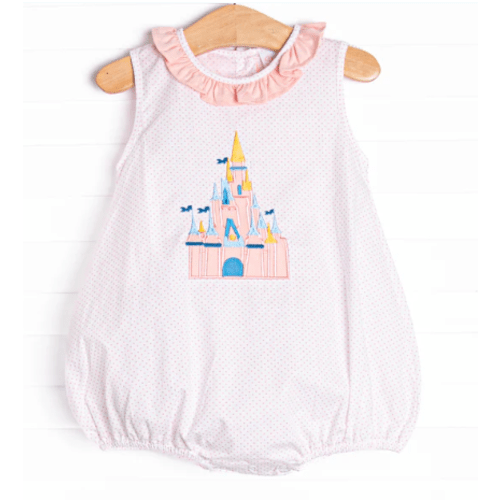 Magical Castle Applique Bubble, Pink – Stitchy Fish