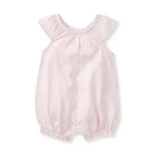 Brave Bandana Organic Baby Girl Bubble Romper – 12M
