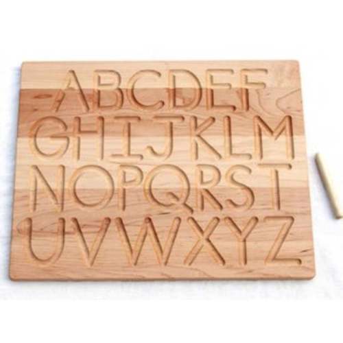 From Jennifer Printed Alphabet Wood Tracing Board