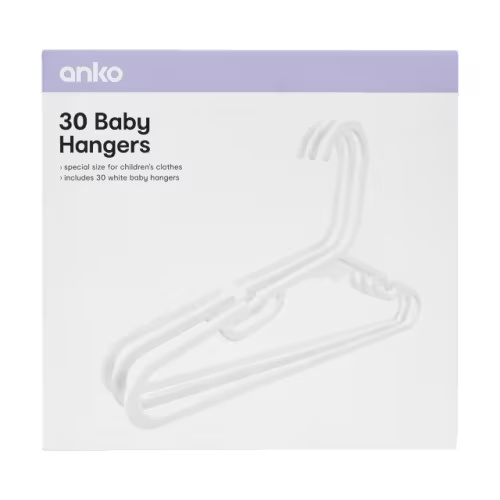 30 Pack Baby Hangers