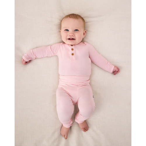 Prima Pink Fold-Over Legging – Little Sleepies