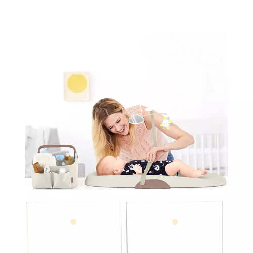 Wipe Clean Changing Pad - Oat (See Description)