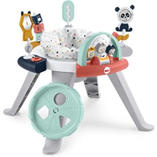Fisher-Price Baby to Toddler Toy 3-in-1 Spin & Sort Activity Center and Play Table with 10+ Activities, Happy Dots
