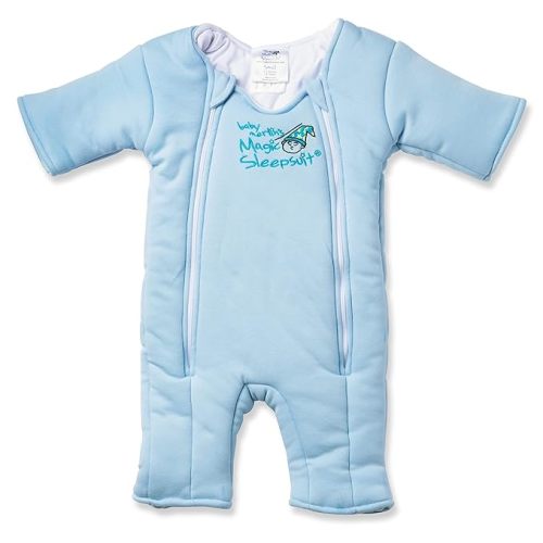 Magic Sleepsuit Baby Merlin's Swaddle Transition Product - Cotton - Blue colour - for 3-6 Months baby - Small (12-18 lbs)