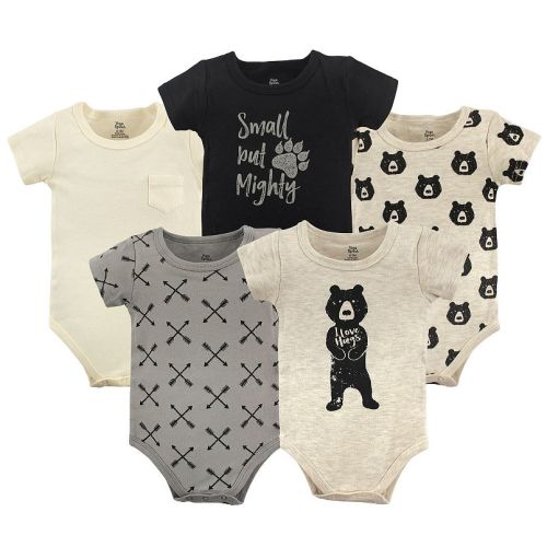 Baby Boy Cotton Bodysuits 5pk