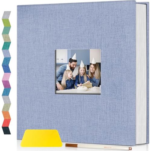 Photo Album in Sky Blue 60 Pages 10x12