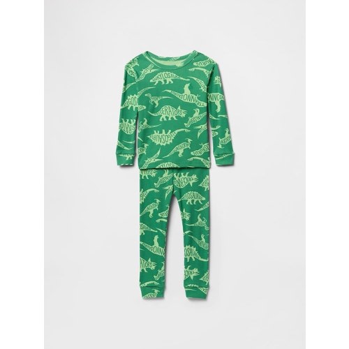 Baby & Toddler Organic Ribbed Cotton PJ Set