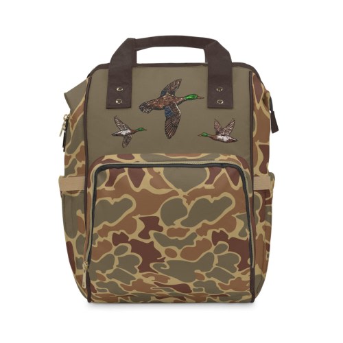 Old School Camo "Duck" Backpack/Camo Diaper bag/Mallard Duck Travel Bag/Trendy Duck Camo Carryon/Duck Hunting Bookbag/Country Life Bookbag
