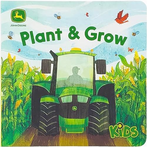 Plant & Grow (John Deere Lift-A-Flap Board Book) Board book – Lift the flap, February 25, 2020