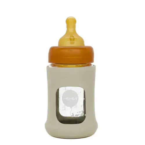Baby Glass Bottle with – Heveaplanet.com