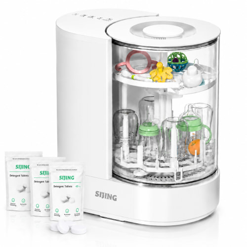 SIJING Glass Chamber Baby Bottle Washer & Sterilizer & Dryer