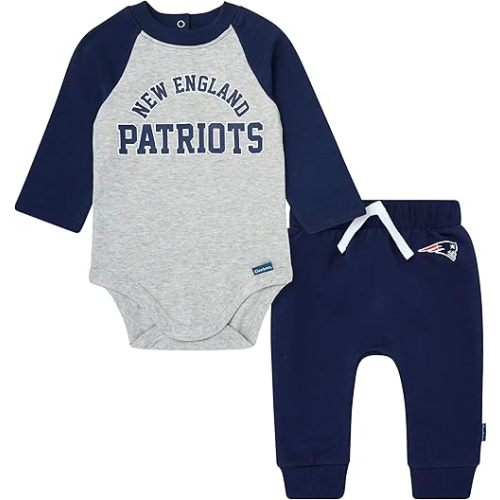 Gerber NFL unisex-baby Nfl Onesie Bodysuit and Jogger Set