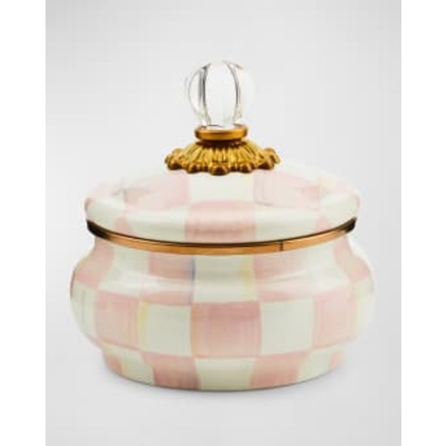 Rosy Check Squashed Pot