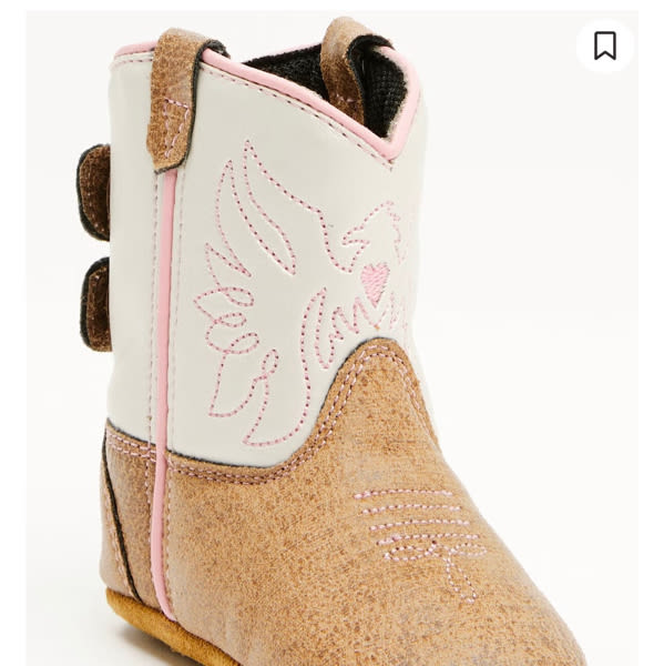 Boot Barn Infant Girls' Skyler Poppet Booties - Round Toe | Boot Barn