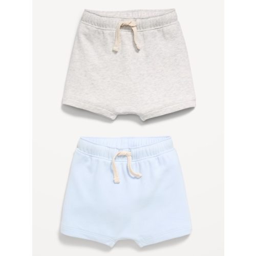 French Terry Unisex Shorts 2-Pack for Baby