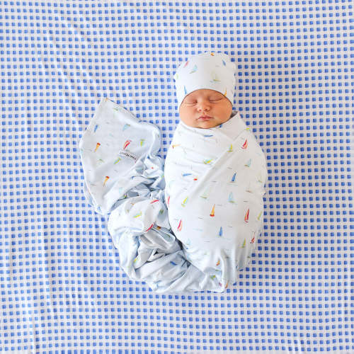 Oslow Swaddle Beanie Set