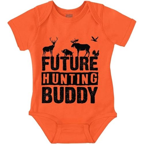 Brisco Brands Future Hunting Buddy Little Hunter Baby Romper Boys or Girls