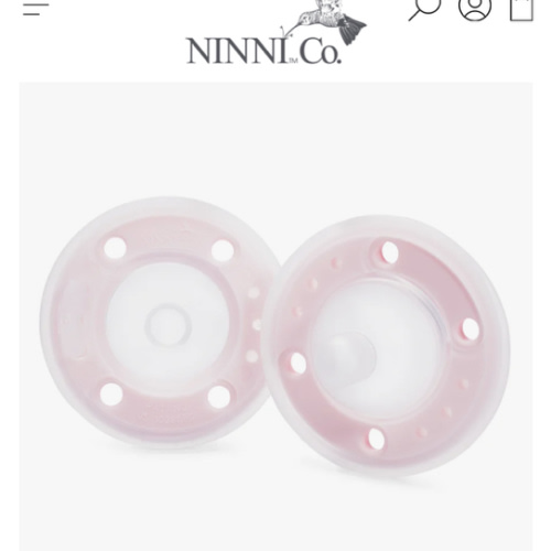 Ninni Pacifier Petal Pink 2 Pack