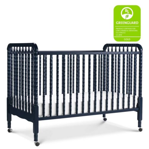 DaVinci Jenny Lind 3-in-1 Convertible Crib - Navy Blue Finish