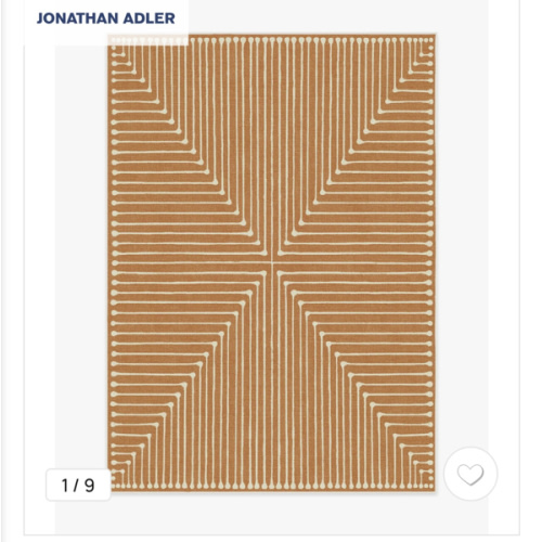 Jonathan Adler Inkdrop Copper Rug | Ruggable
