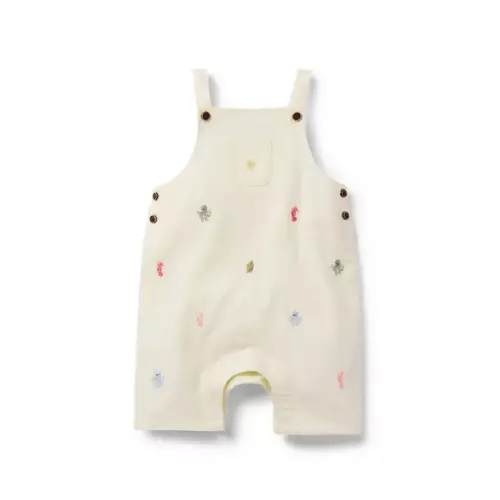 Baby Embroidered Sea Friends Overall