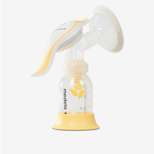 Medela Manual breast pump with Flex Shields Harmony Single Hand for More Comfort and Expressing More Milk